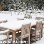 Terrasse winterfest machen