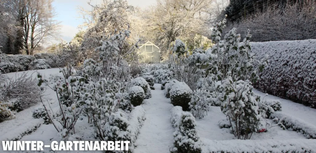 Winter-Gartenarbeit