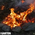 Lagerfeuer im Garten