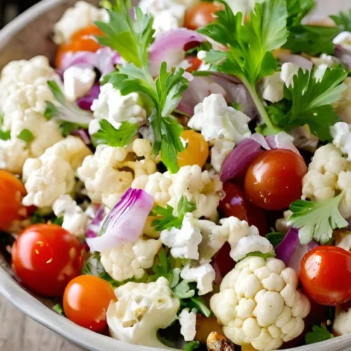 Blumenkohl Salat