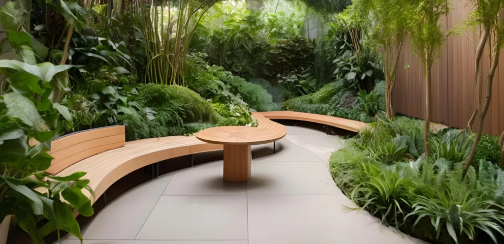 schmaler garten