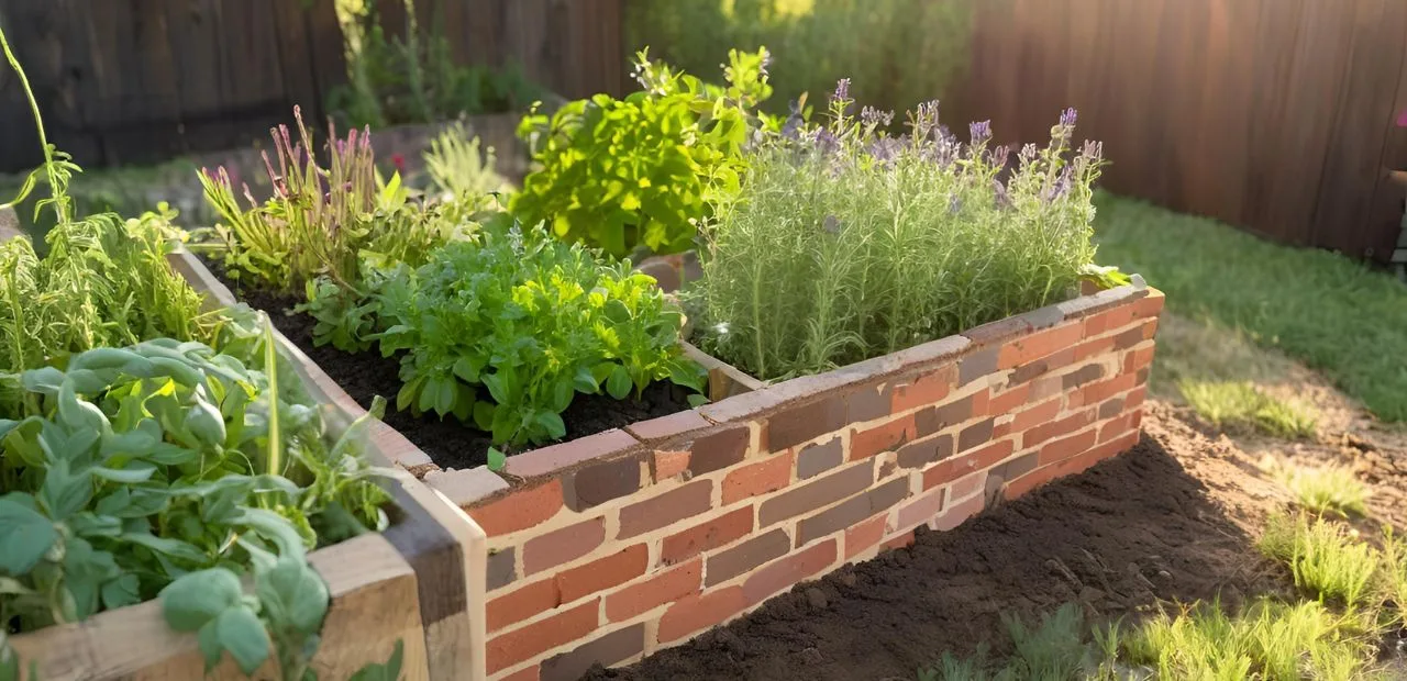 Alte Ziegelsteine im Garten nutzen