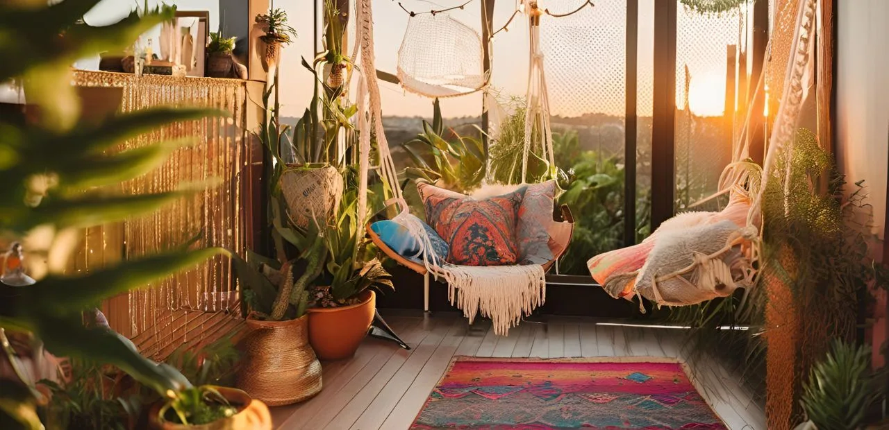 Boho-Balkon