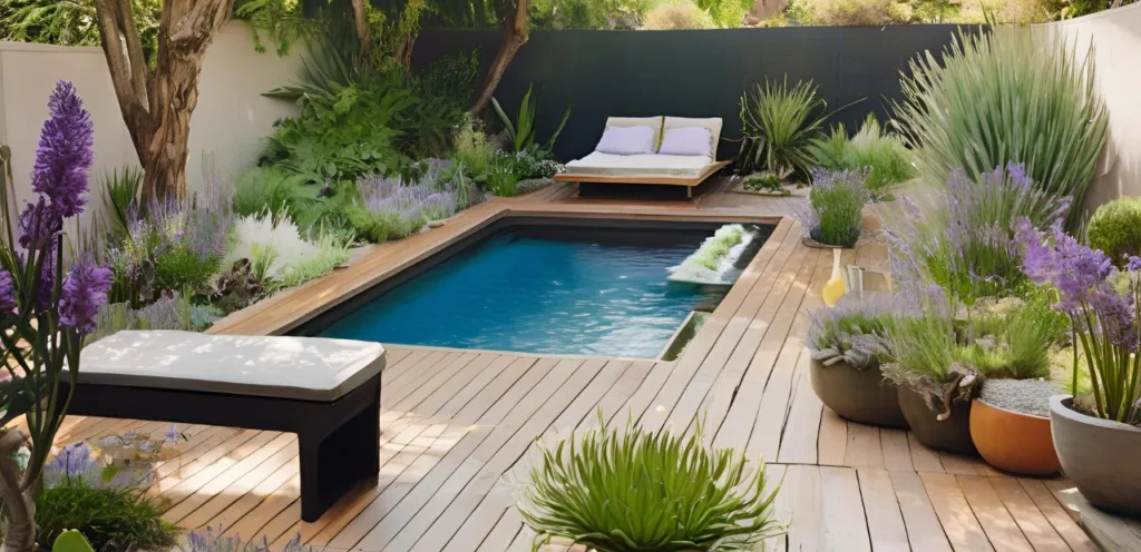 Pool bepflanzen - Die besten Pflanzen für deinen Poolbereich Pool bepflanzen 2
