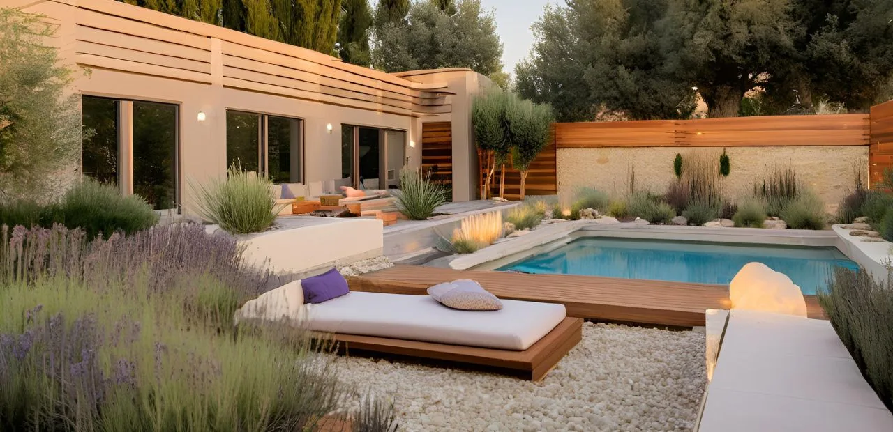 Pool bepflanzen