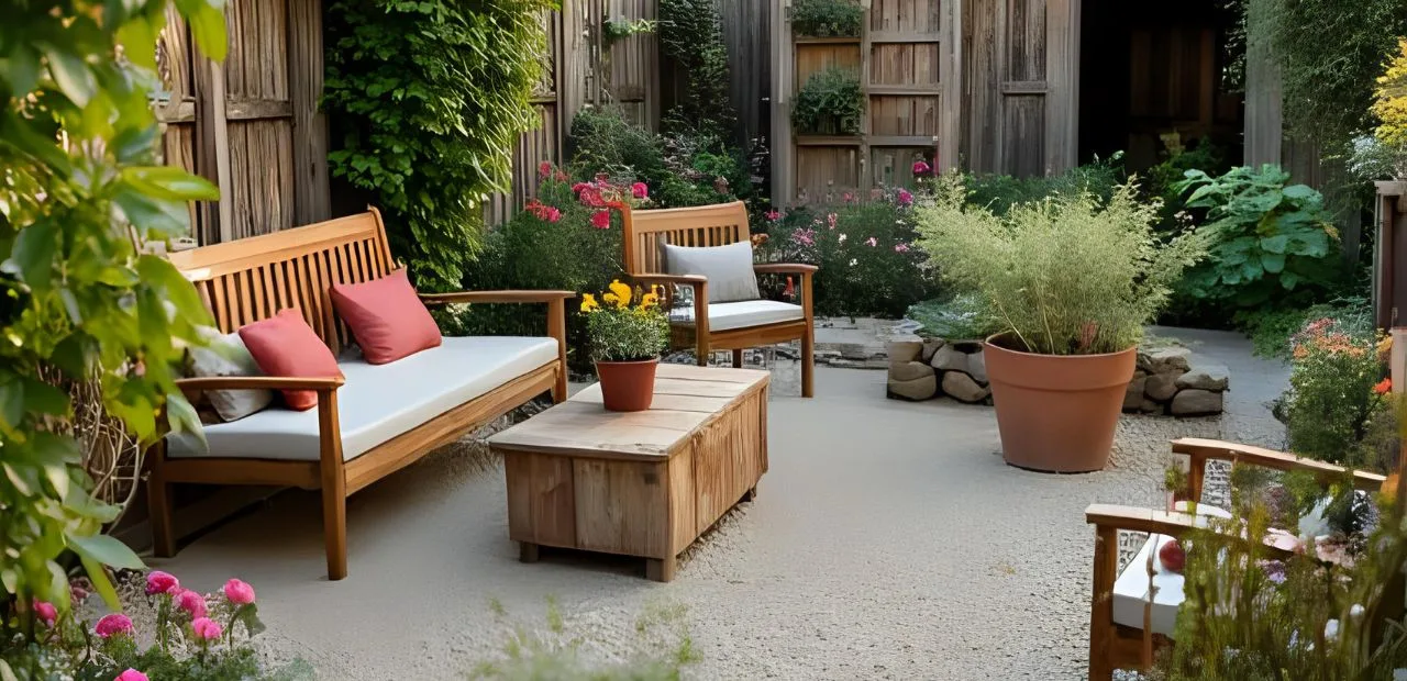 Rustikale Gartendeko