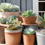 sukkulenten deko garten