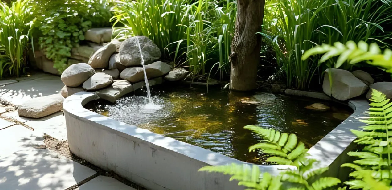 Kleinen Wassergarten anlegen