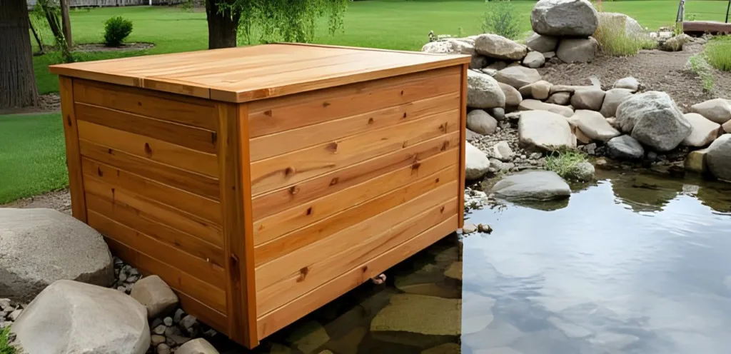 Teichfilter verstecken - 4 clevere Ideen für deinen Garten Teichfilter verstecken 2