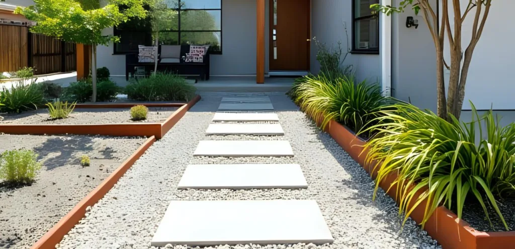 Vorgarten modern gestalten - Ideen für klare Linien Vorgarten modern gestalten 2