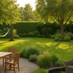 Großen Garten gemütlich gestalten