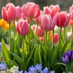 Tulpen im Naturgarten