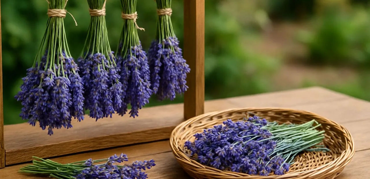 lavendel trocknen