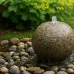 wasserspiel im garten