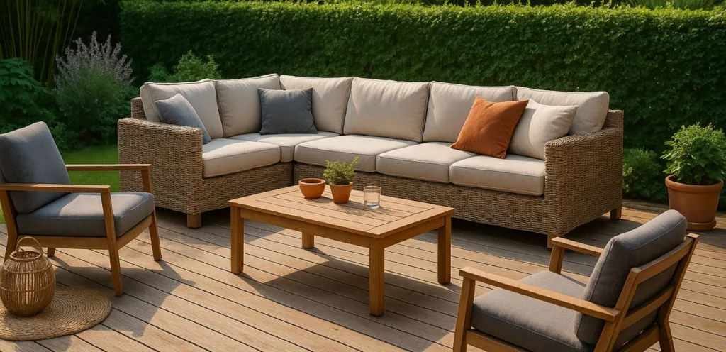 Loungeecke im Garten gestalten