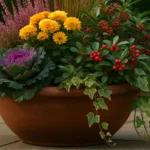 blumenküblel für den herbst