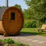 sauna im garten