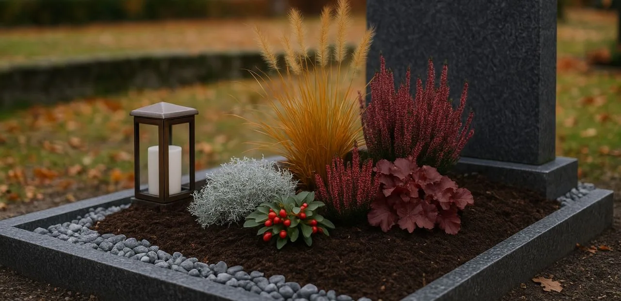 Moderne Grabgestaltung im Herbst – Tipps & Inspiration Grabgestaltung modern im Herbst