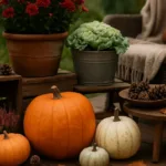 Herbstdeko Terrasse