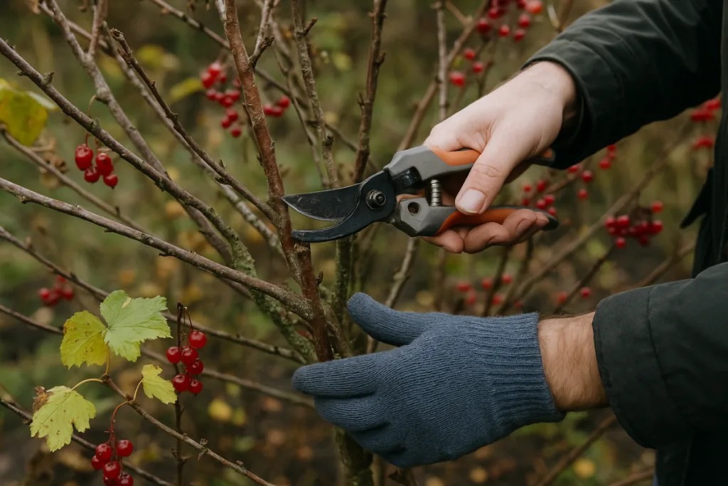 Diese 5 Gehölze solltest du im Dezember unbedingt schneiden (mit Video) Gärtner schneidet Johannisbeerstrauch im Dezember für gesunden Neuaustrieb