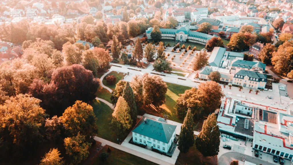 Luftbild Bad Nenndorf Kurpark Gelände Landesgartenschau 2026 Niedersachsen